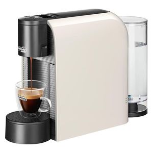 Caffitaly Macchina per Caffe' Volta S36R 15 Bar 0.7 Litri Funzione Clean con 30 Capsule Borbone Bianco