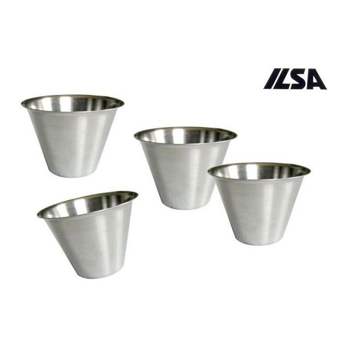 Calder Stampo Creme Caramel Inox 6cm 4 Pezzi