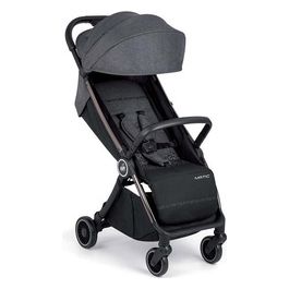Passeggino 4 Ruote Matic da 0 a 36 Mesi Grigio e Nero
