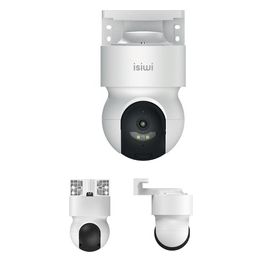 Isiwi Redi On Telecamera alimentata 2K PT per esterno IR LED e  SHOWCOLOR  Audio Bidirezionale Sd Card IP65