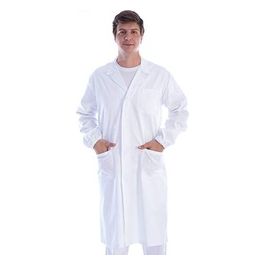 Camice Bianco Con Automatici - Cotone/Poliestere - Unisex - Taglia S 1 pz.