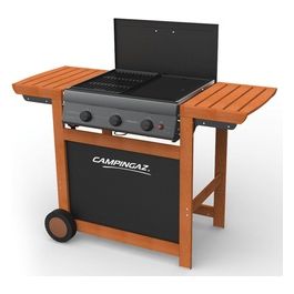 3 Series Classic Adelaide 3 Woody Barbecue a Gas con Sistema Roccia Lavica