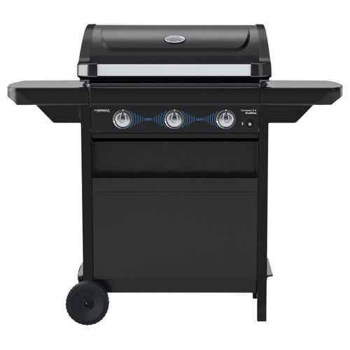 2226230 Compact 3L Dualgas Barbecue a Gas 3 Bruciatori 7.5 kW GPL Metano colore Nero