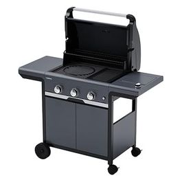 Barbecue Gas Select 3 Exs con Griglie in Ghisa e Accensione Piezoelettrica per Cotture Uniformi e Controllo della Temperatura Preciso