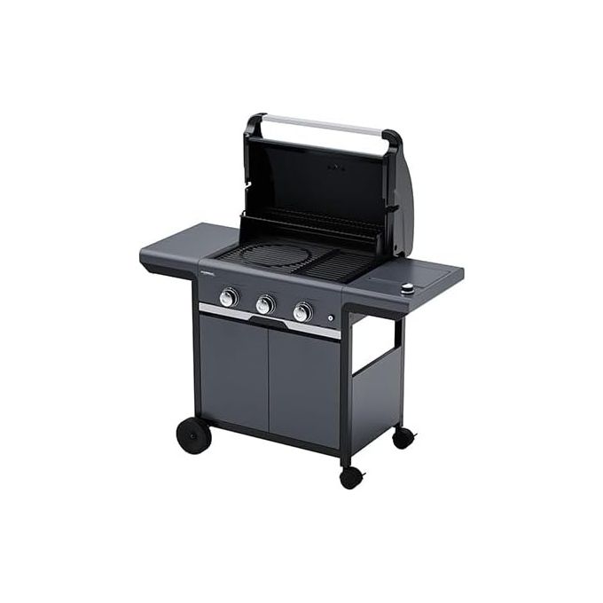 Image of Campingaz Barbecue Gas Select 3 Exs con Griglie in Ghisa e Accensione Piezoelettrica per Cotture Uniformi e Controllo della Temperatura Preciso