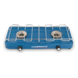 fornello a gas portatile base camp 2 fuochi 3200w da campeggio 2000036709