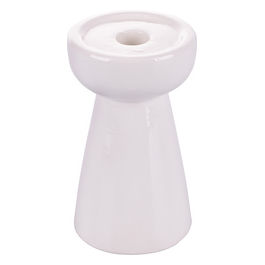 Candeliere bianco in ceramica h. 15,4 cm, XMas