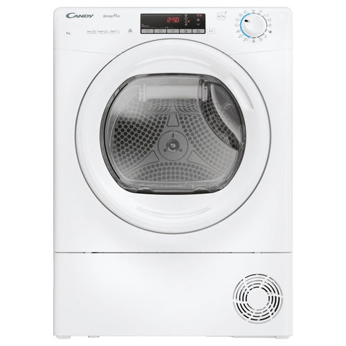 Candy, Asciugatrice a Pompa di Calore, 7 kg, Smart Pro CRO4 H7A2TE-S, Libera Installazione, Bianco