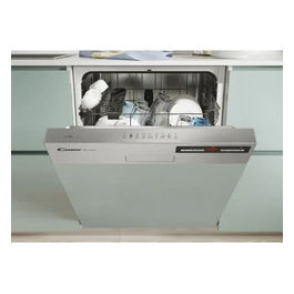 Brava CDSN 2D350PX – Lavastoviglie a scomparsa parziale, 13 coperti, Classe energetica E, connessa Wi-Fi + Bluetooth, Acciaio Inox