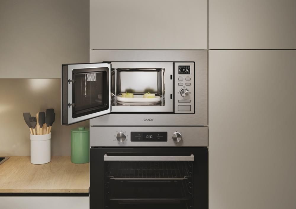 Produktbild von Candy Mikrowelle CA20FMW7NG - 20 Liter 1250W Edelstahl Mit Grill