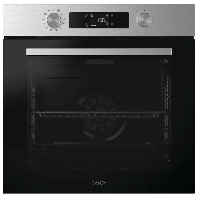 CANDY CA6 N3B3EHTX Forno da incasso elettrico multifunzione 78 L Classe A++ con connettivita' Wi-Fi e funzione Easy Steam (59.5x59.5x56.8 cm) colore Inox
