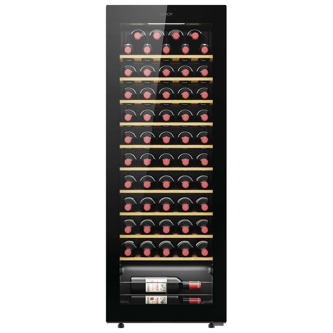 Candy CWC058 DiVino Cantinetta Vino Libera Installazione 58 Bottiglie 1 Zona 5-20°C Touch Wi-Fi LED 37 dB Classe G colore Nero