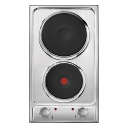 CDE32/1X Piano Cottura Elettrico 2 Zone 30 cm Acciaio Inox