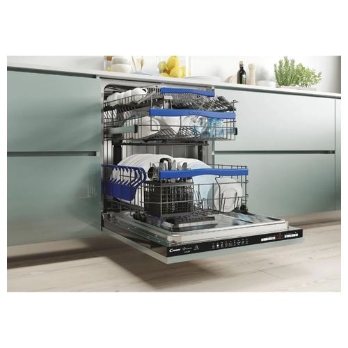 CDIM6E3D2FB-02 Lavastoviglie da Incasso 16 Coperti Classe E Incassata a Scomparsa Totale 60 cm