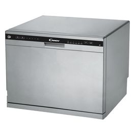 Candy CDCP 6S Lavastoviglie Libera Installazione Compatta 6 Coperti Classe energetica F (A+) 6 Programmi 55 cm Inox