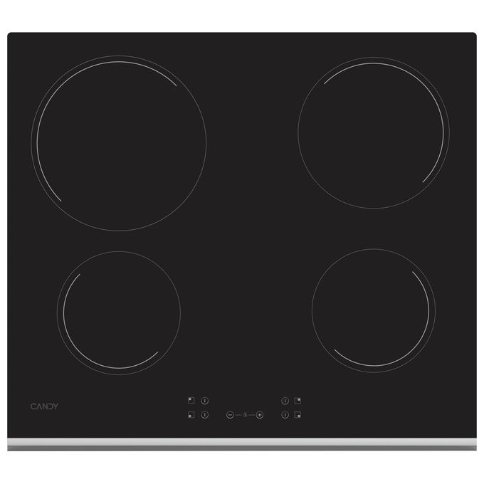Candy CH64XB Timeless Piano cottura Vetroceramica 59 cm 4 Zone Touch colore Nero