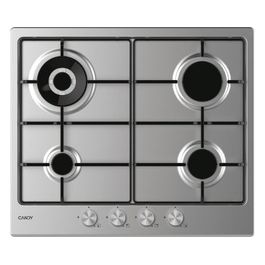 CHW6BR4WPX Piano Cottura a Gas 4 Zone 60 cm Acciaio Inox