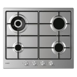 CHW6BR4WPX Piano Cottura a Gas 4 Zone 60 cm Acciaio Inox
