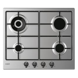 CHW6BR4WTX Piano Cottura a Gas 4 Zone 60 cm Acciaio Inox
