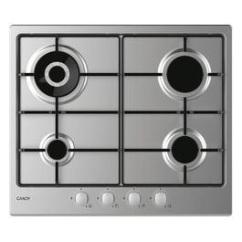 CHW6BR4WX Piano Cottura a Gas 4 Zone 60 cm Acciaio Inox