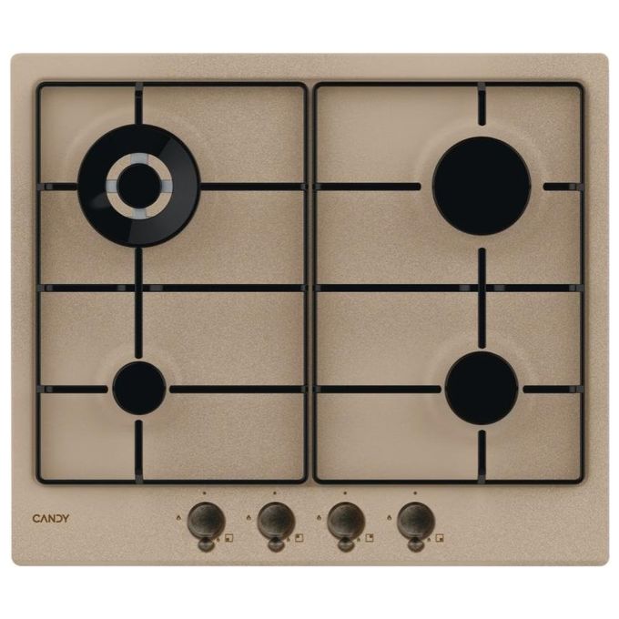 Candy CHW6BRAV4WGT Piano Cottura a Gas 4 Zone 60 cm Avena