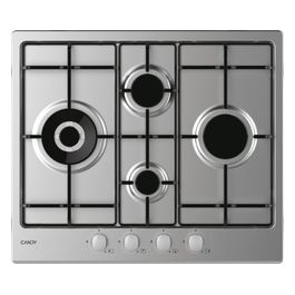 CHW6D4WX Piano Cottura a Gas 4 Zone 60 cm Acciaio Inox