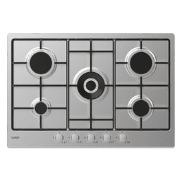 CHW74WX Piano Cottura a Gas 5 Zone 75 cm Acciaio Inox