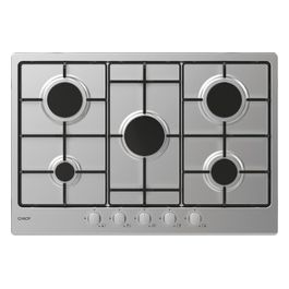 CHW7X Piano Cottura a Gas 5 Zone 75 cm Acciaio Inox