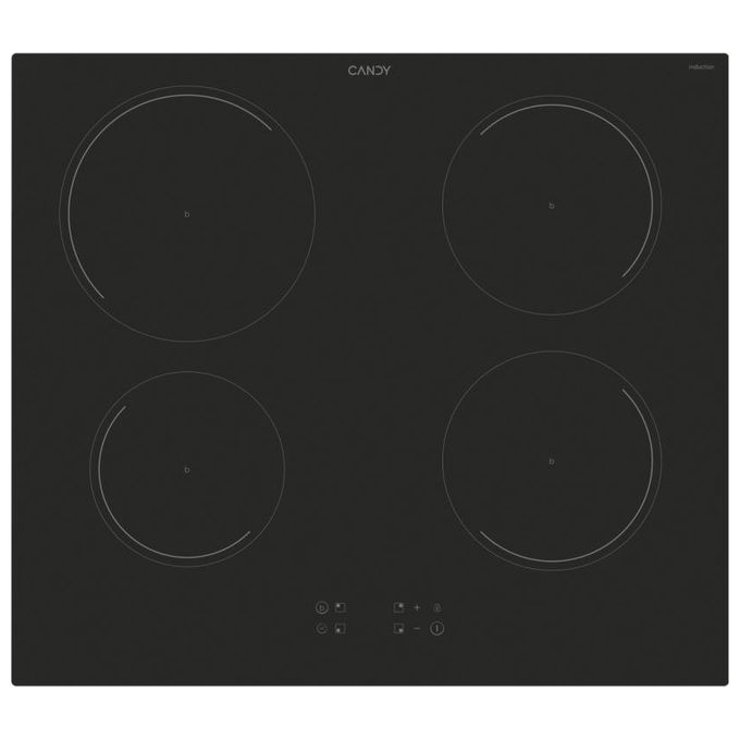 Image of Candy CI642C-E1 Idea - Piano cottura induzione, 59 cm, 4 zone, funzione Booster, Power Management, controlli touch, Nero
