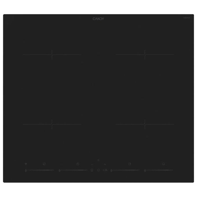 Candy CIS64MCTTWIFI-1 Piano Cottura Induzione 4 Fuochi Piano in vetroceramica Larghezza 60 cm colore Nero