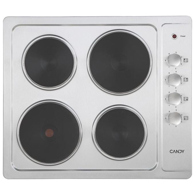 Candy CLE64KX Piano Cottura Elettrico 60cm Comandi Laterali 4 Piastre