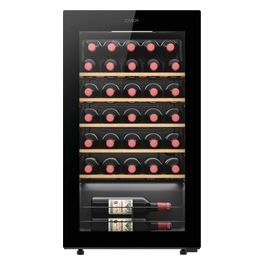 CWC034 Cantinetta Vino Capacità 34 Bottiglie Classe energetica G Ripiani in Legno Temperatura 5-20 °C Libera Installazione colore Nero