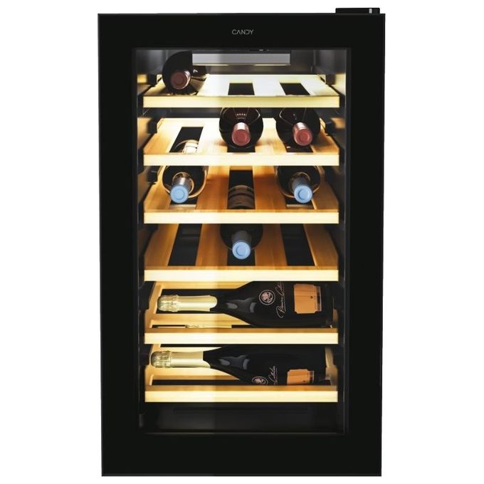 Candy CWCEL 210-nf Cantinetta Termoelettrica Libera Installazione Nero 21 Bottiglie