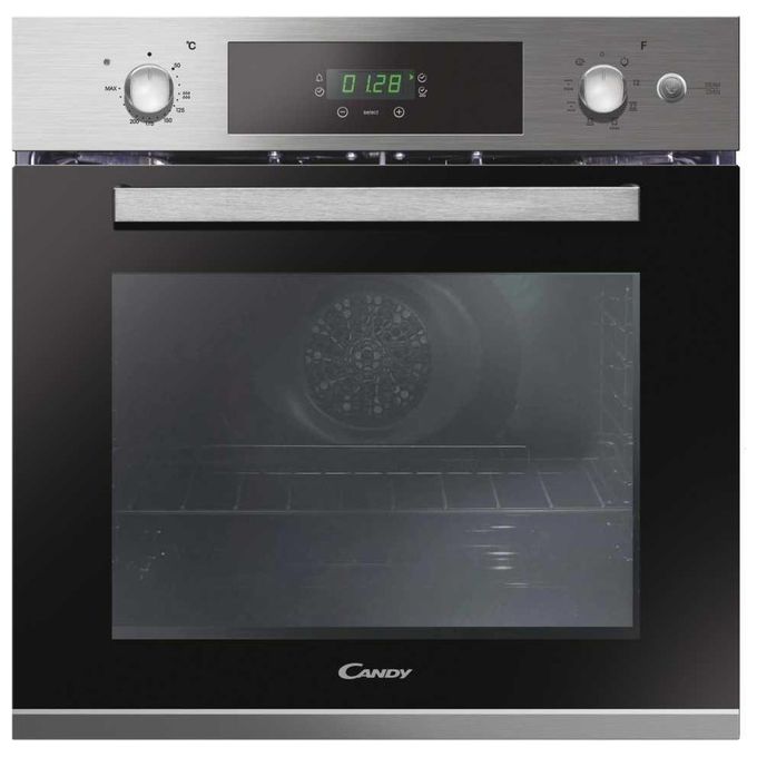 Candy FCPS 615 X-1-E Forno Elettrico Multifunzione da Incasso a Vapore Capacita' 70 Litri Classe energetica A 8 Funzioni 60 cm Acciaio Inox