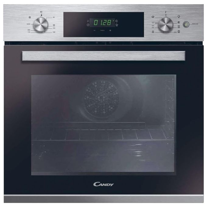 Image of Candy FCT615X-1 Smart Steam - Forno da incasso elettrico ventilato, 70 L, Classe A, funzione vapore, grill, Acciaio inox