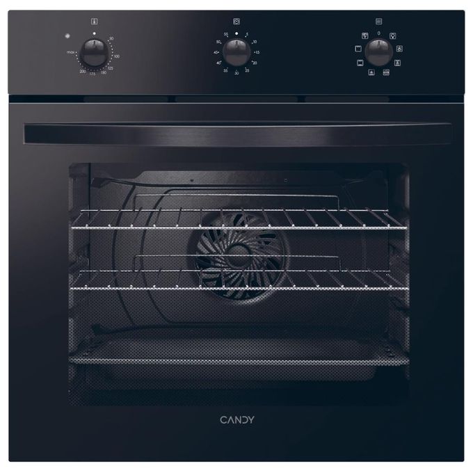 Candy FIDC N602IT Forno Elettrico da Incasso Ventilato Multifunzione con Grill Funzione Pizza 65 Litri 60 cm Classe A colore Nero