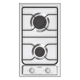 Idea CHW23X Piano Cottura Stainless Steel da Incasso 28.8cm a Gas 2 Fornelli
