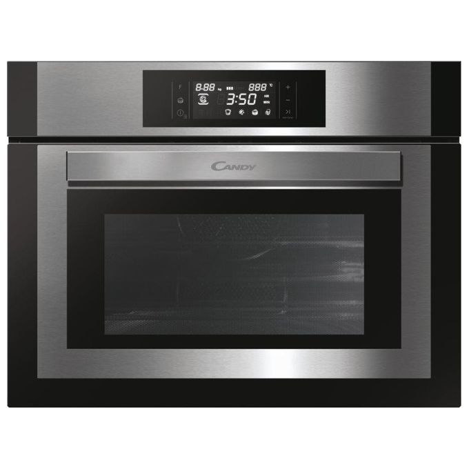 Candy MEC440TXNE Forno Microonde Combinato a Incasso Capacita' 44 Litri 13 funzioni Display con 2 manopole New Elite 5 livelli di potenza 900 W Potenza Grill 1750 W 60 cm Nero