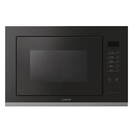 MIG25BNT Forno Microonde Combinato a Incasso Capacita' 25 Litri 900W Funzione Grill Potenza Grill 1000W 60 cm Nero Acrilico con inserto Inox