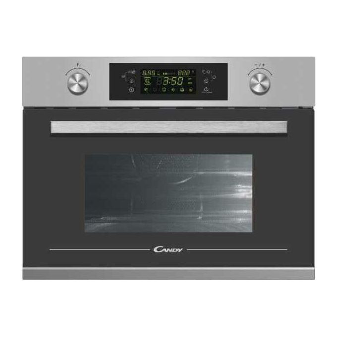 Candy MIG440VNTX Forno Microonde a Incasso Capacita' 44 Litri 13 funzioni Display Touch con 2 manopole 5 livelli di potenza 900 W Potenza Grill 1750 W 8 Auto Menu 60 cm Nero