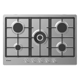 Moderna CHG74WPX Piano Cottura Acciaio Inossidabile dai Incasso 74.5cm a Gas 5 Fornelli