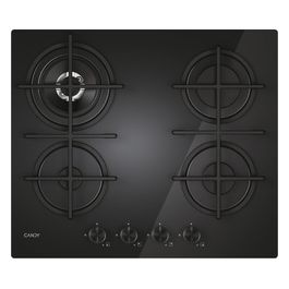 Moderna CVG6BR4WTB Piano Cottura Nero da Incasso 60cm Gas 4 Fornelli