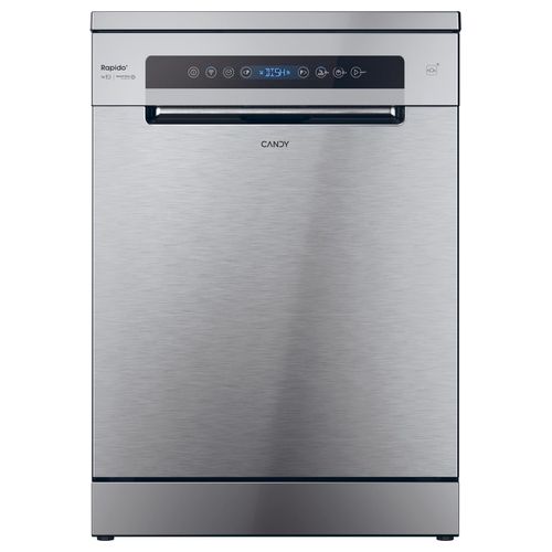 RapidÓ CF 6C4F1X Lavastoviglie libera installazione 16 Coperti Wi-Fi  BLE Connesso 8 Programmi Smart Basket e Smart Door Classe C Inox