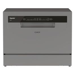 RapidÓ CP 6E51LS Lavastoviglie Libera installazione 6 coperti Classe E Silver