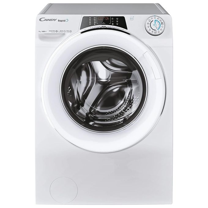 Candy RapidO' RO1496DWMCT-1-S Lavatrice a carica frontale 9Kg classe A 1400 giri 16 programmi controllo remoto bianco 60x53x85