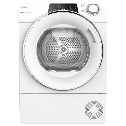 RapidÓ RO4H7A2TCEX-S Asciugatrice Slim a pompa di calore  7 Kg Classe A++ Easy Case Kilo detector programma lana, controllo remoto 596x486x850 bianco  