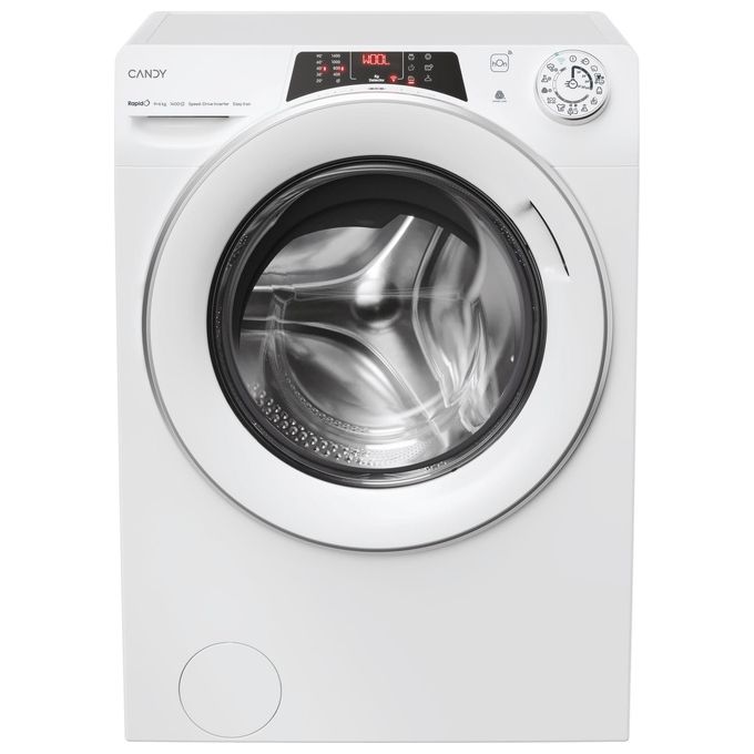 Candy ROW4964DWMST-1-S RapidÓ Lavasciuga 9-6 Kg 1400 rpm Classe A Wi-Fi Vapore Inverter (85x60x58 cm) colore Bianco