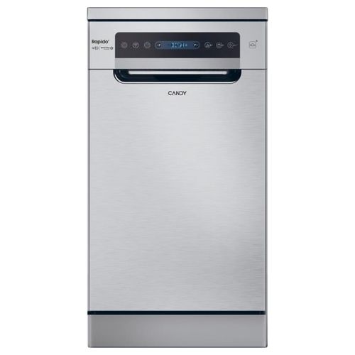 Rapidò CF0C7SB0FX Lavastoviglie libera installazione 45 cm Wi-Fi 8 Programmi 47DB Inox