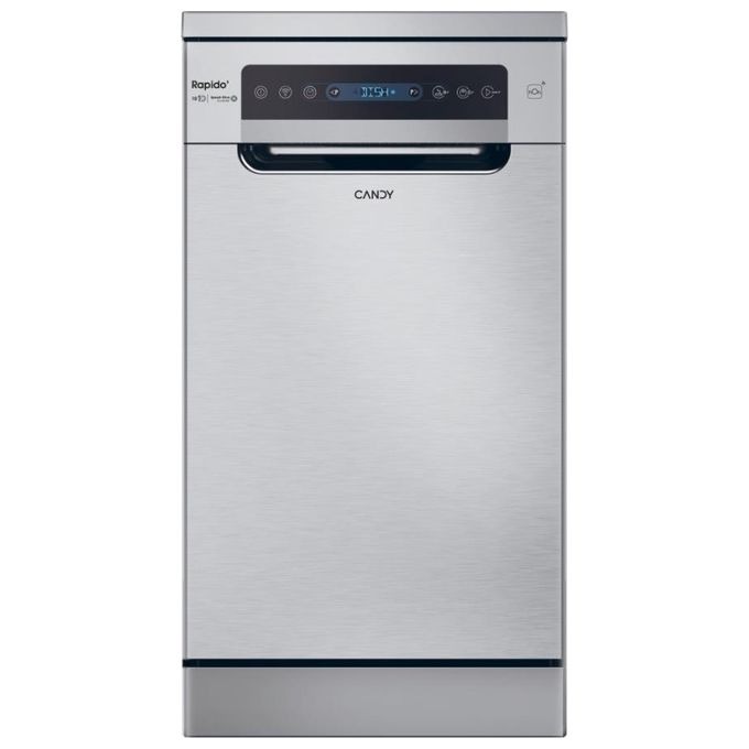 Image of Candy Rapido' CF0C7SB0FX Lavastoviglie libera installazione 45 cm Wi-Fi 8 Programmi 47DB Inox