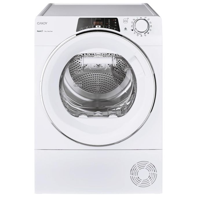 Image of Candy ROE H9A2TCEX-S Rapido' Asciugatrice a Pompa di Calore Classe energetica A++ Capacita' di carico 9 Kg Connettivita' Wi-Fi + Bluetooth